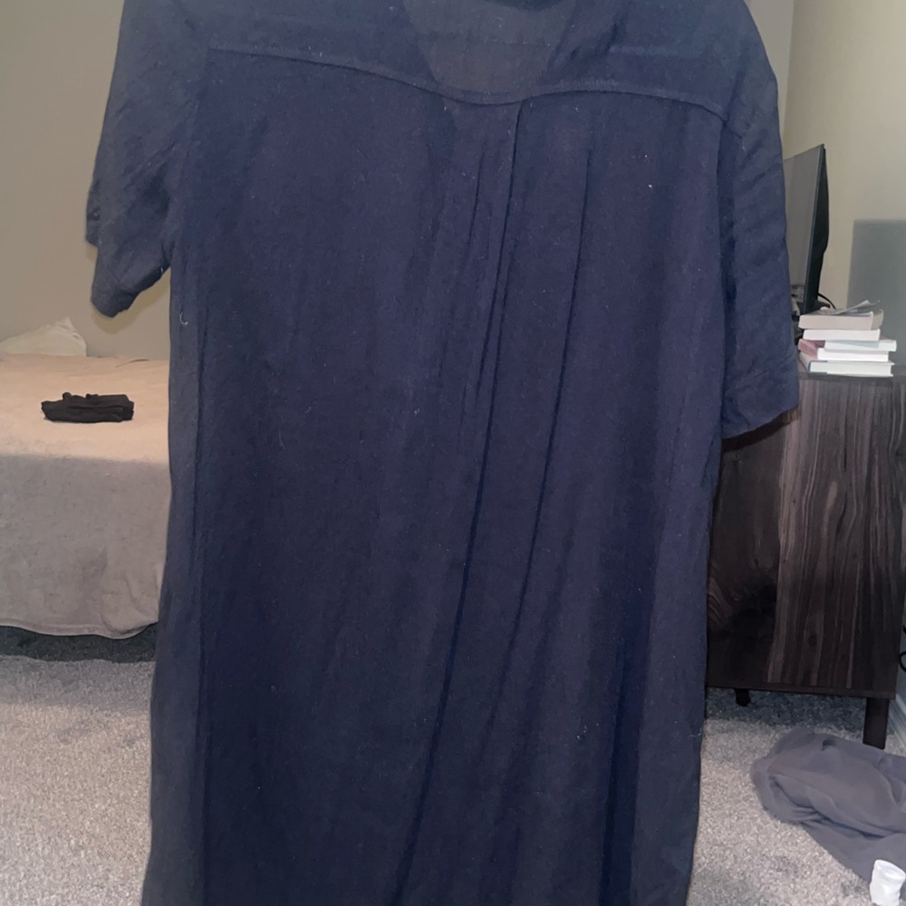 Lulu button down t-shirt dress